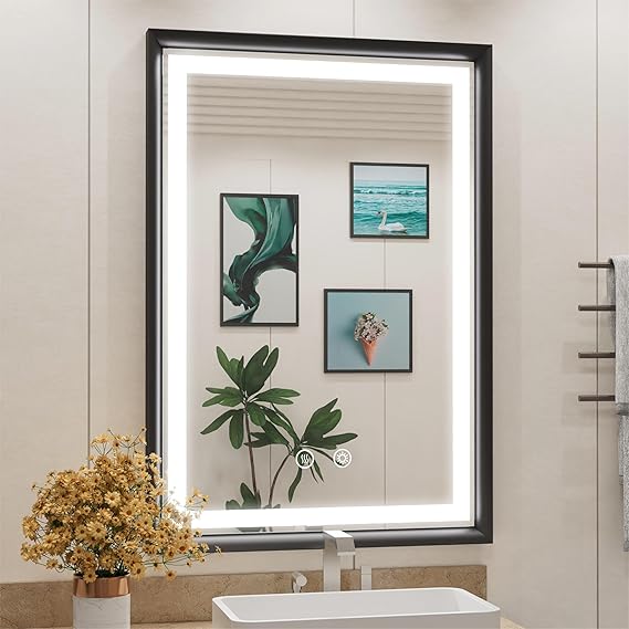 Bathroom Mirror  Anti-Fog Bathroom Mirror with Led Illuminated Mirror