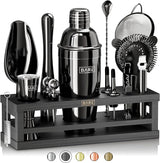 Mixology Bartender Kit Bar Set | 16-Piece Cocktail Shaker Set | Martini Barware Mixing