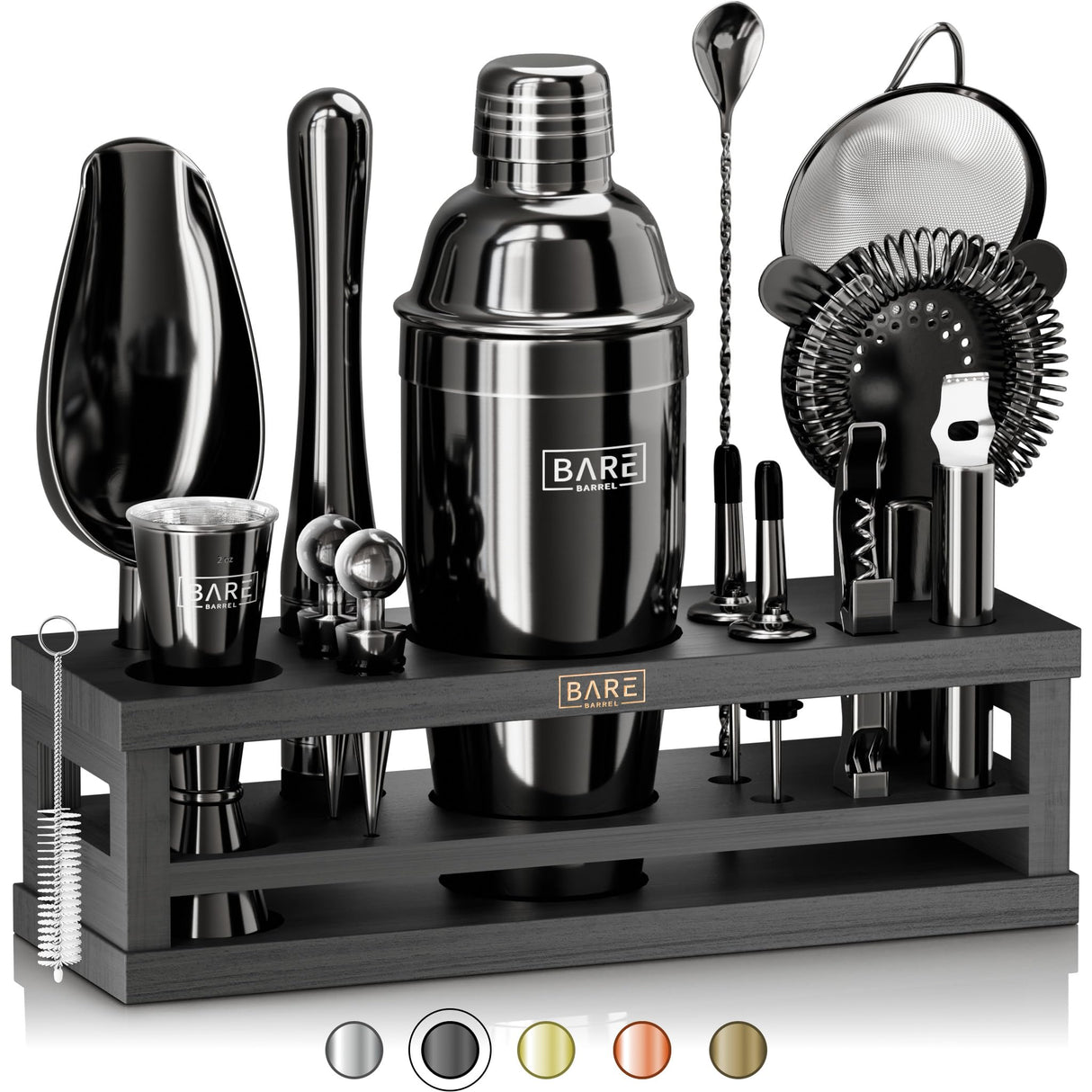 Mixology Bartender Kit Bar Set | 16-Piece Cocktail Shaker Set | Martini Barware Mixing