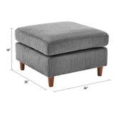 ONBRILL Ottoman Module for Modular Sectional Sofa Couch for Living Room,Dark Grey(Module - C)