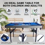 Upgrade Multi Game Table,5 in 1 Folding Portabel Games with Accessories