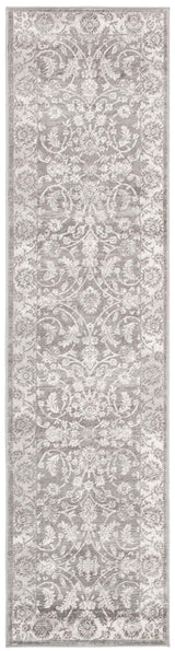 SAFAVIEH Brentwood Collection 2' x 6' Cream/Grey BNT844B Traditional Oriental Non