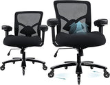 Office Chair 500lbs - Ergonomic Mesh Desk Chair, Heavy Duty Computer Chair-Wide