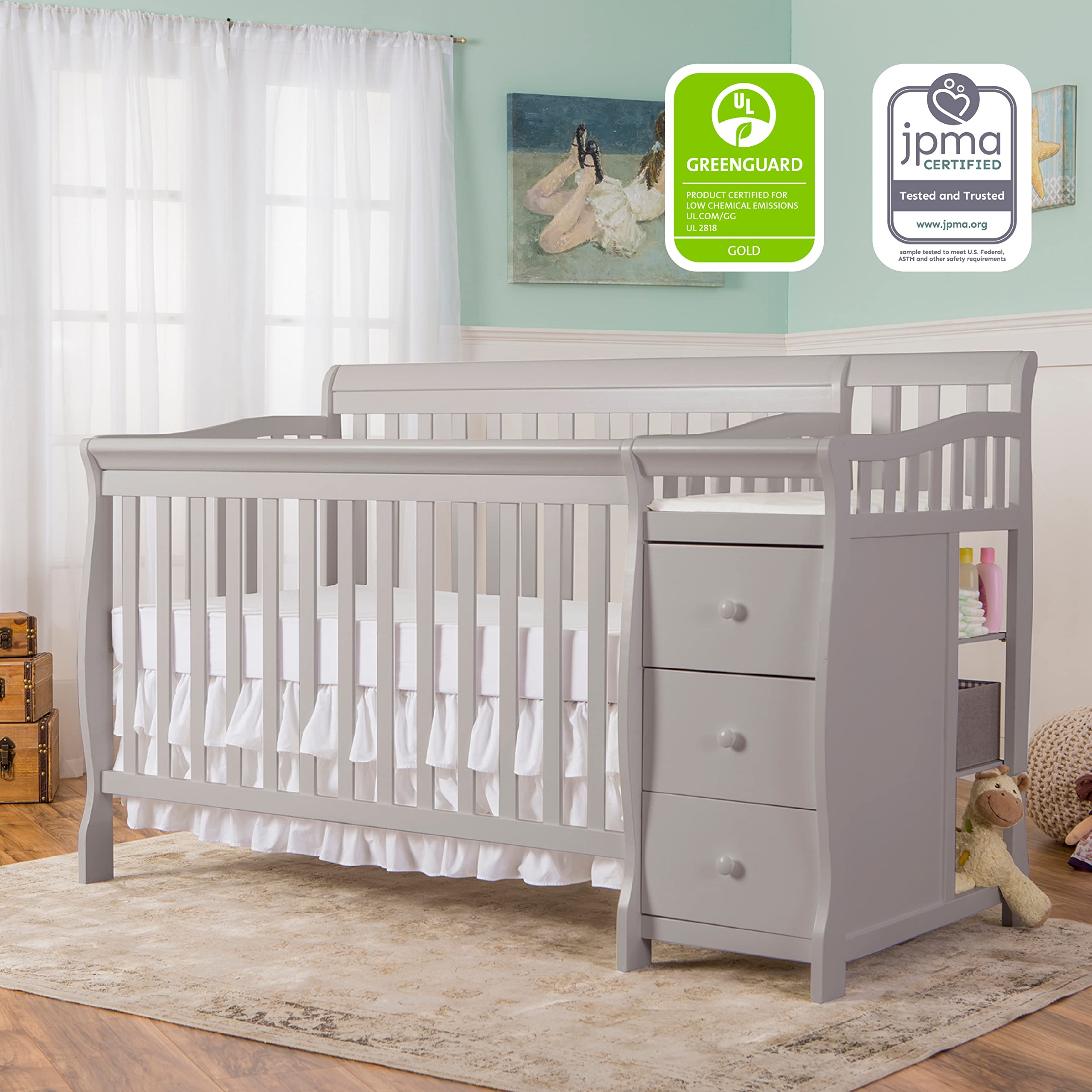 5 in 1 Brody Convertible Crib with Changer