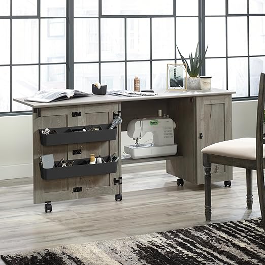 Miscellaneous Storage Sewing/Craft Cart/ Pantry cabinets, Mystic Oak finish