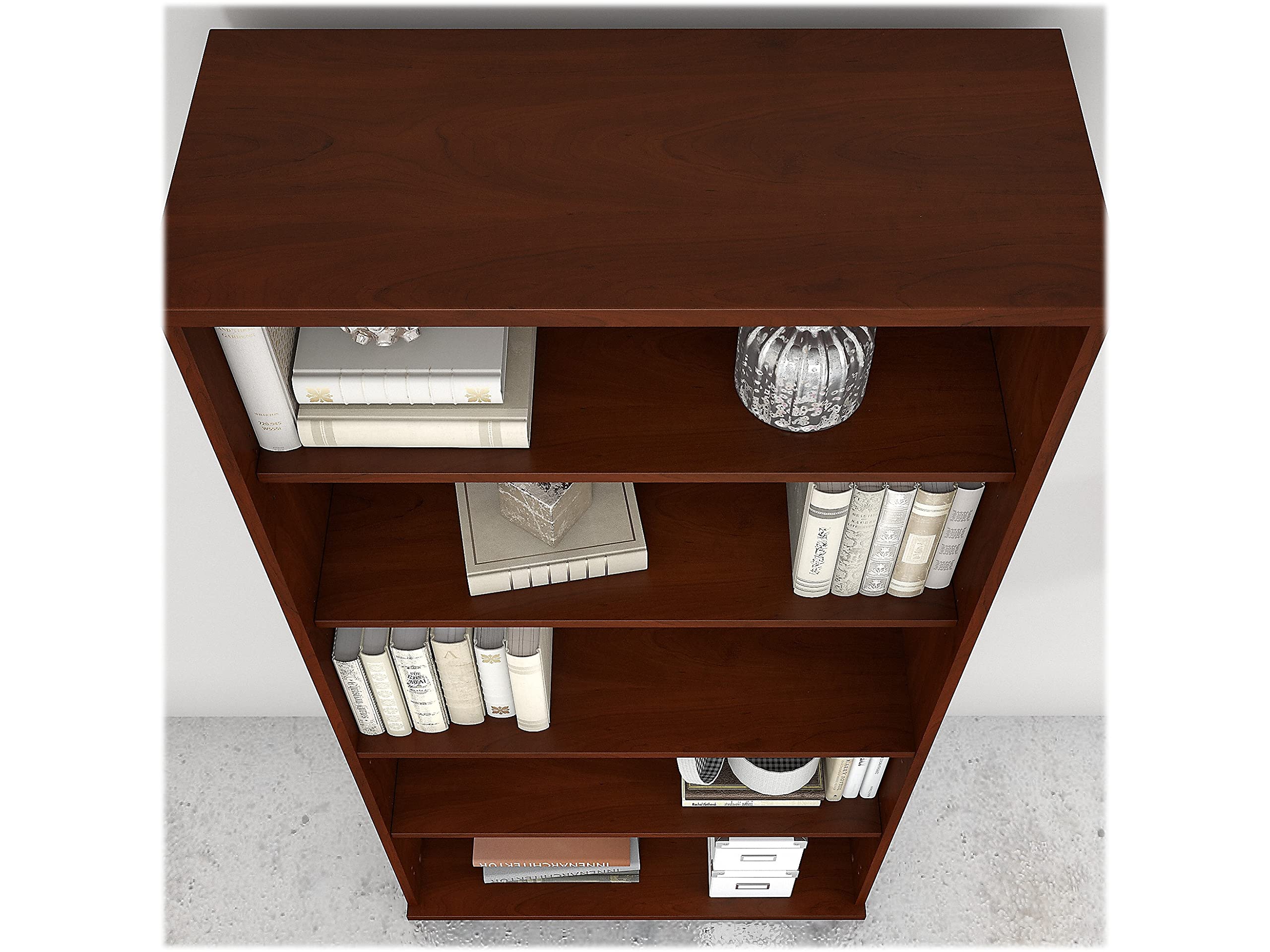 136HC-Z Studio C 5-Shelf 73-Inch H Bookcase, Hansen Cherry