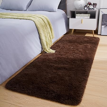 Shag Fluffy Area Rug for Bedroom Girls Living Room, Extra Soft and Fuzzy