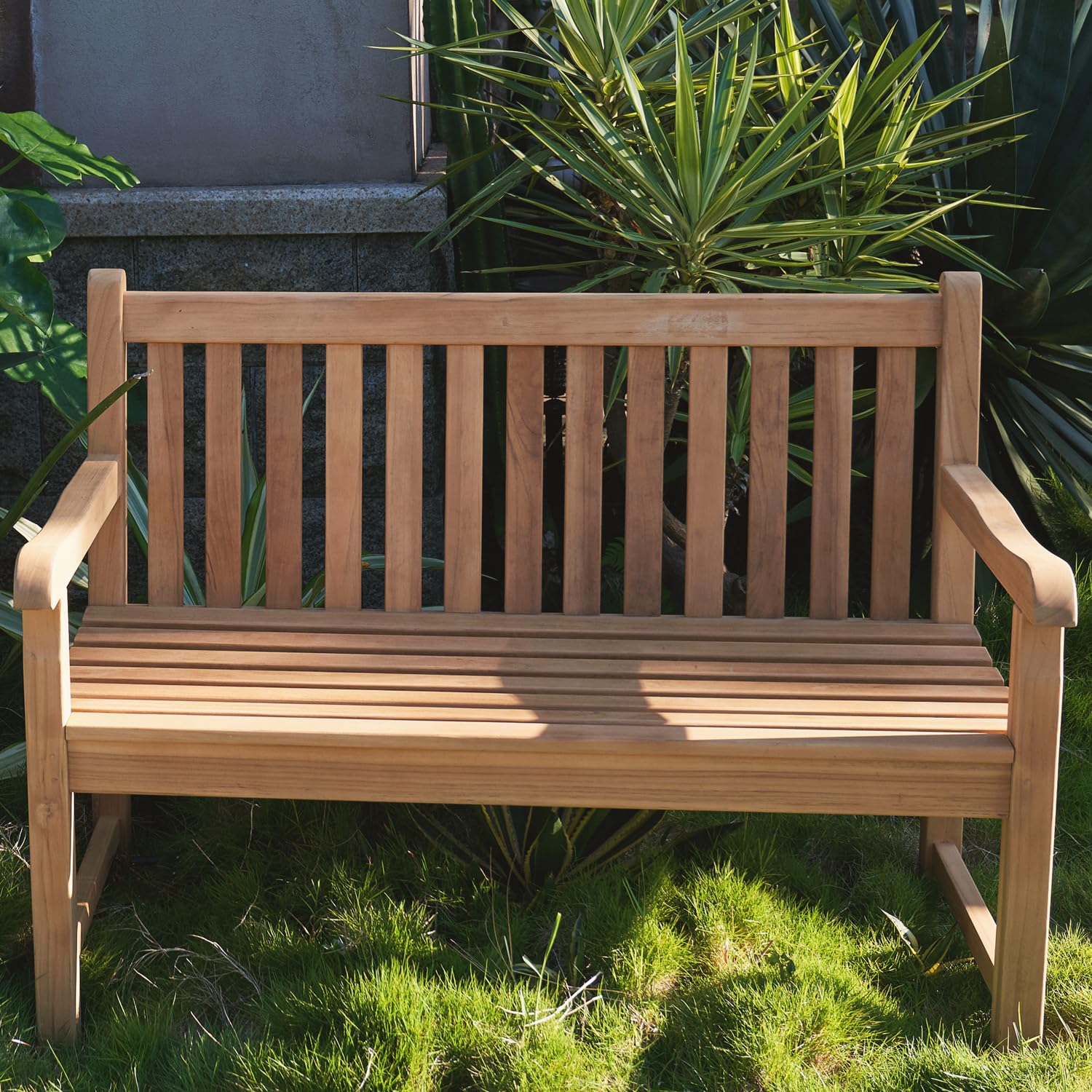 A-Grade Natural Teak Bench - Outdoor Garden Bench