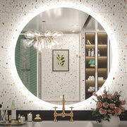 LED Round Mirror for Bathroom with Lights Frontlit