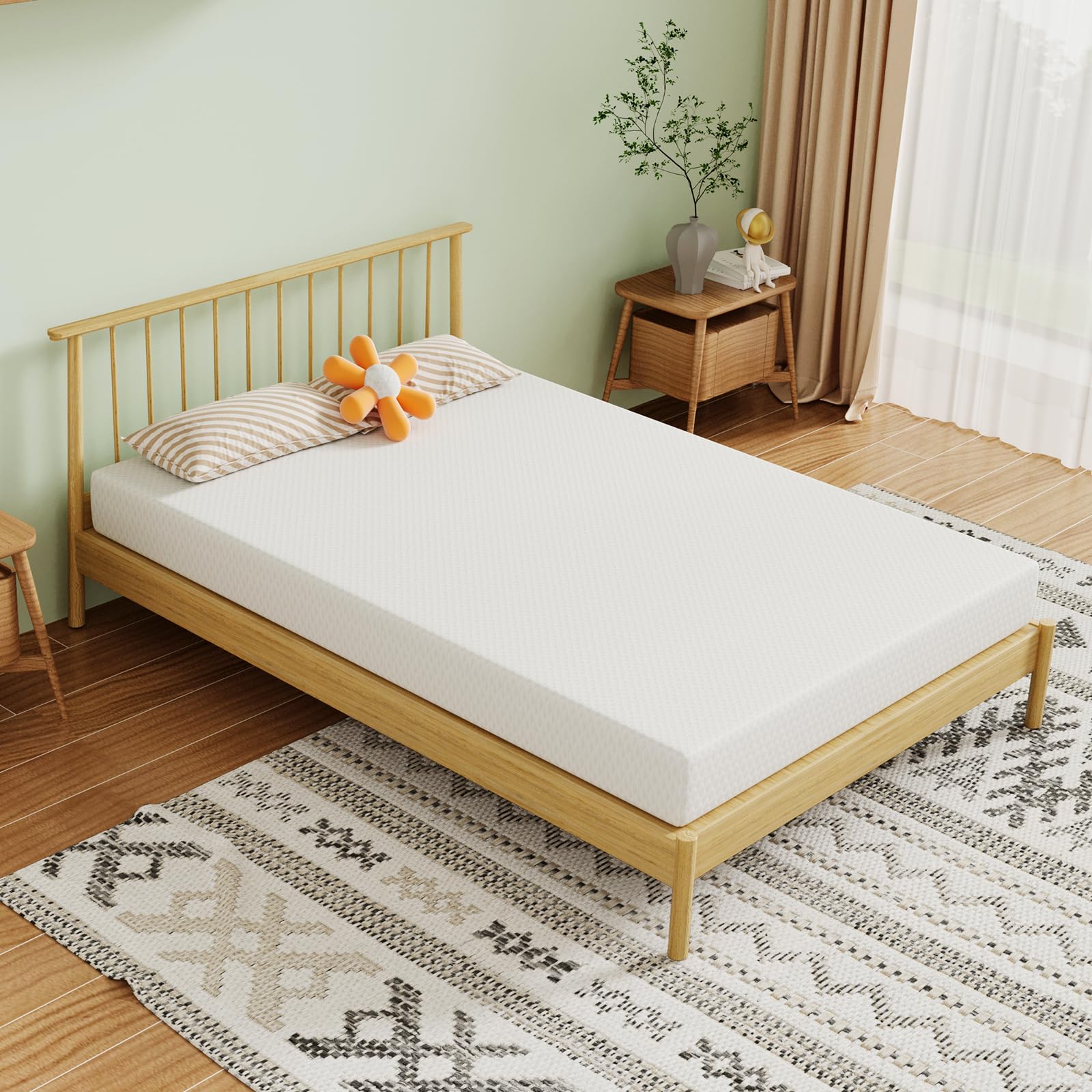 5 Inch Twin Mattress Cooling Gel Memory Foam Mattress