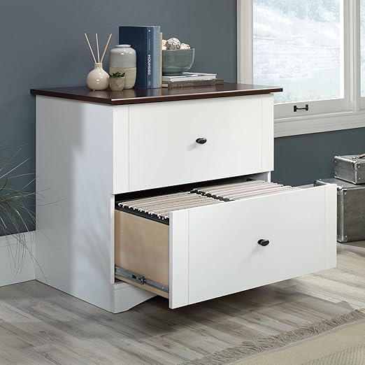 Miscellaneous Office Lateral File, Soft White Finish