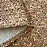 Washable Area Rug 5x7 - Non Slip Rubber Backed Faux Jute Rug