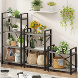 3 Tier Bookshelf, Small Rustic Book Shelf, Short Industrial Bookcase