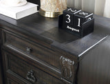 Farson Wood Panel Bed, Dresser, Mirror, Nightstand,