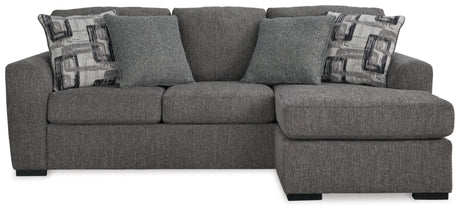 Gardiner Casual Right Hand Facing Sofa Chaise with 4 Accent Pillows