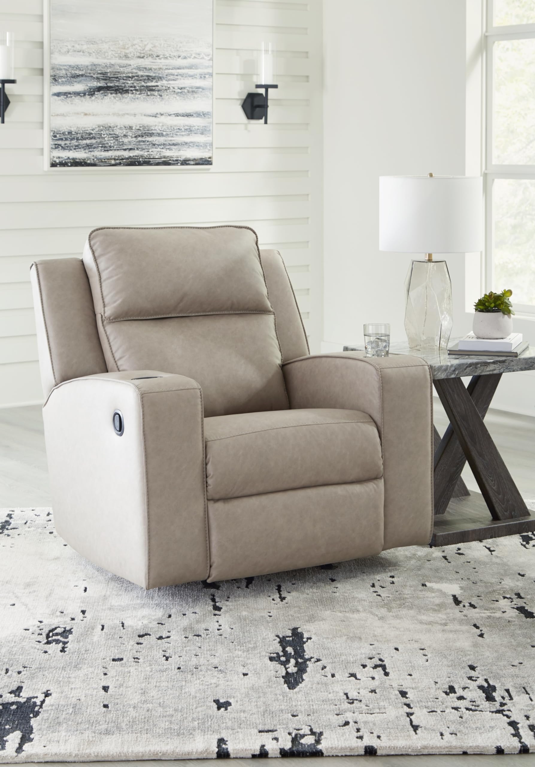 ModGlide Contemporary Rocker Recliner – Pull Tab Recline