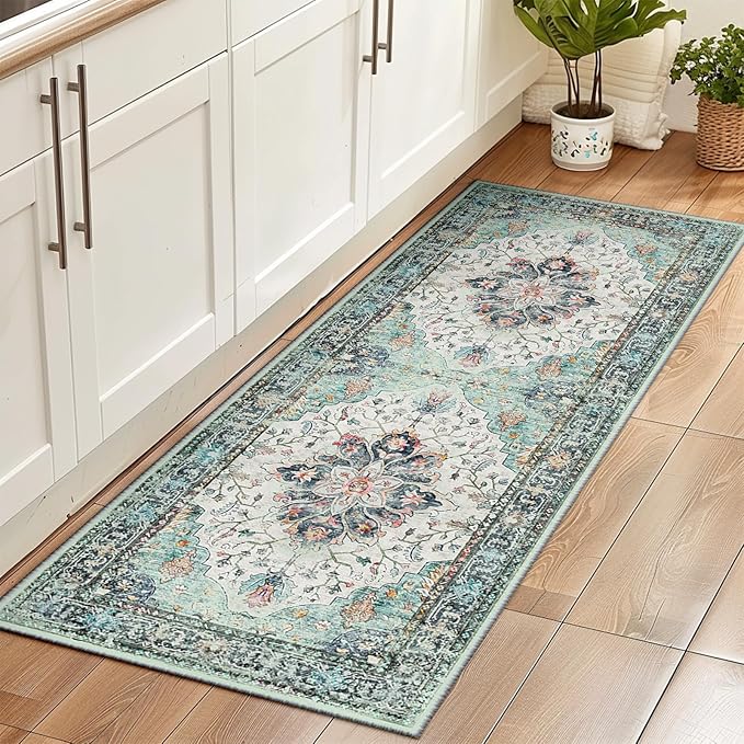 Area Rugs 5x7, Washable Rug, Non-Slip, Rugs for Living Room, Kitchen Rugs, Rugs