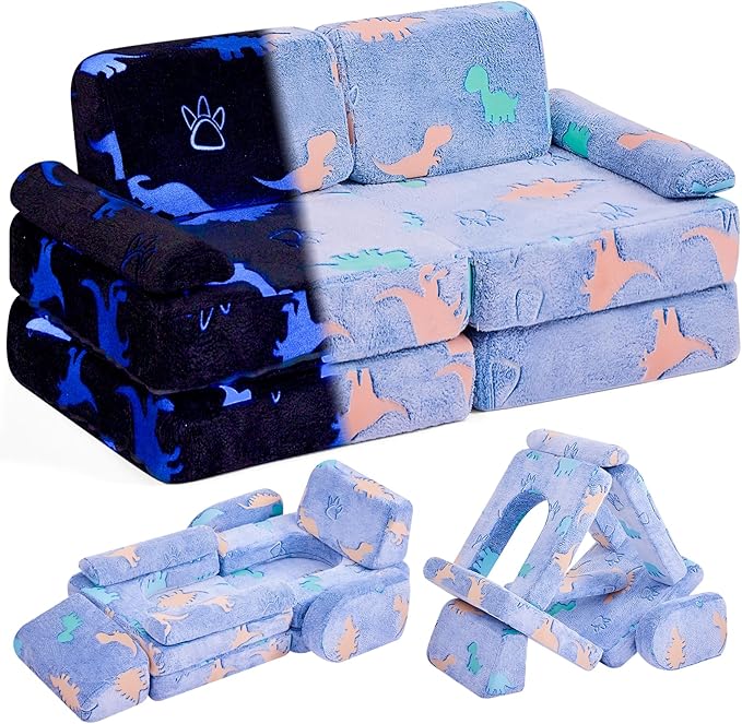 Kids Play Couch,Toddler Couch Kids Sofa,Child Sectional Sofa,Bedroom and Playroom