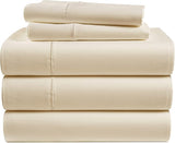 Luxury 100% Egyptian Cotton Bed Sheets - 1000 Thread Count 4-Piece Mineral King Set Bedding Sateen Weave