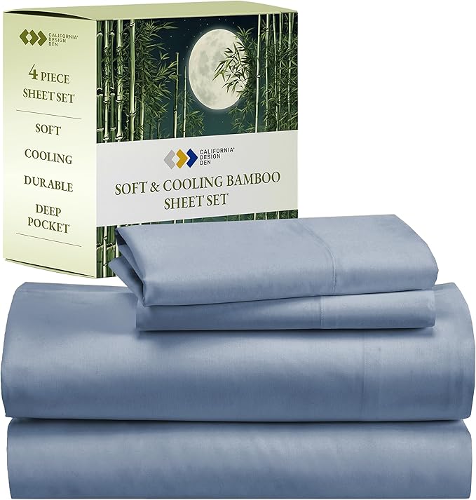Rayon from Bamboo Sheets King Size Set, Luxury Cooling Sheets