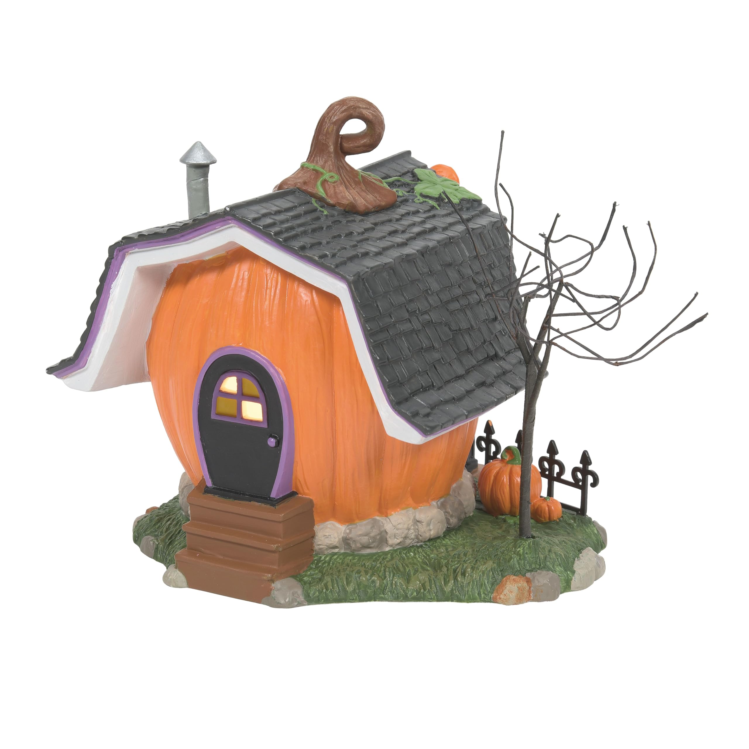 Disney Village Halloween Pumpkintown Mickey Mouse Carving Studio Lit Building