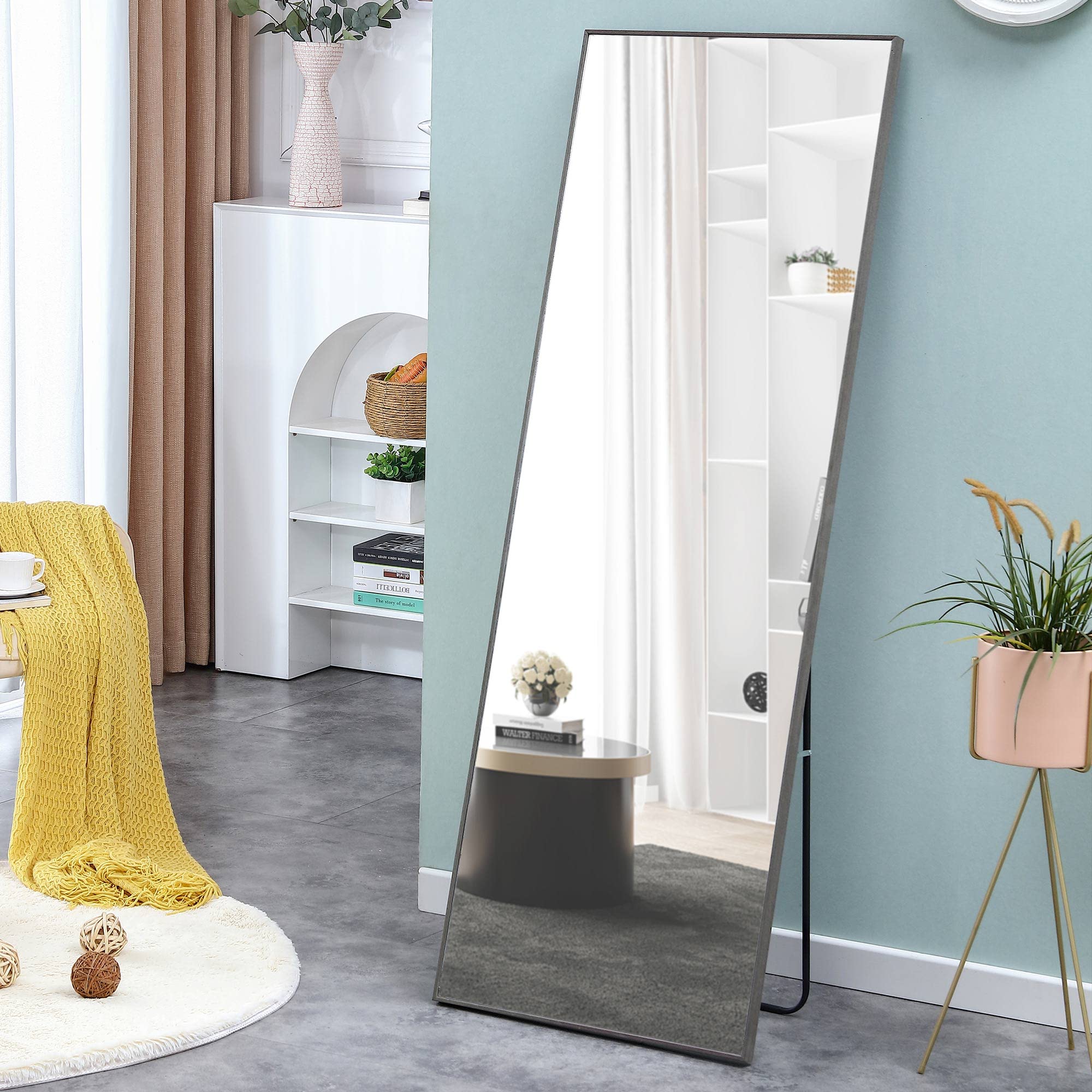 Full Length Mirror, Hanging Or Leaning Against Wall