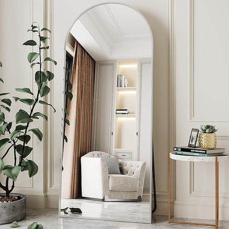 nanoglass Arch Mirror Full Length,Gold Mirror Full Length 71"x26",Standing Mirror Full