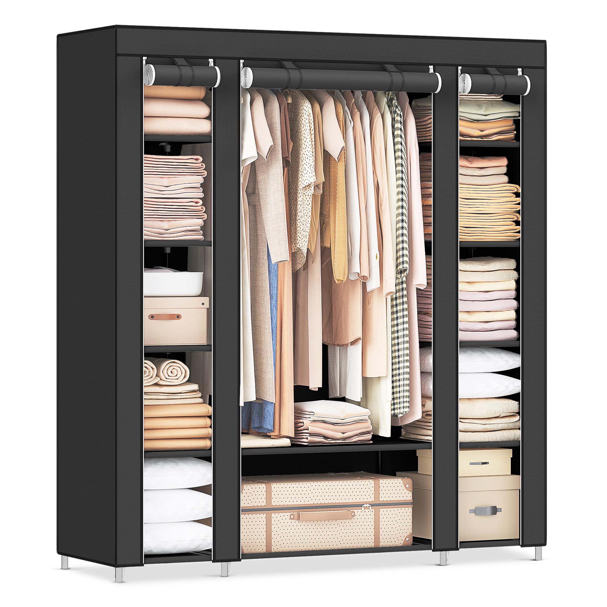 Closet Wardrobe, Portable Closet for Bedroom