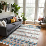 10x14 Area Rugs - Extra Large Washable Living Room Rug with Non Slip Rubber Backing