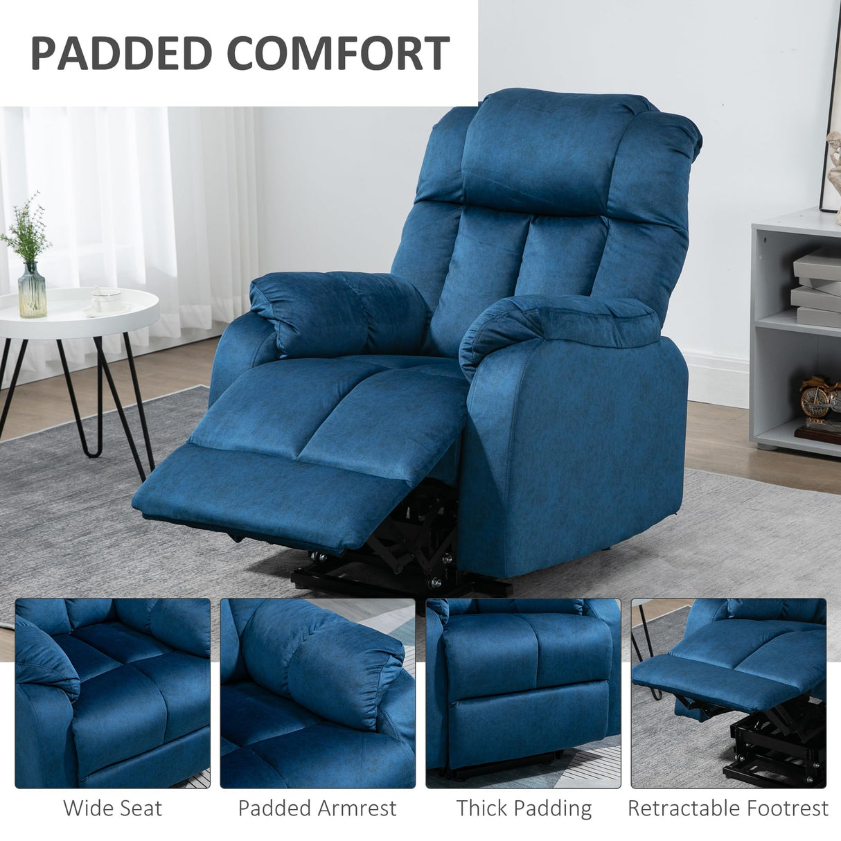 Power Lift Chair, Electric Recliner for The Elderly, Compact Living Room Chair