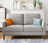 58" W Loveseat Sofa, Small Couch Modern Comfy Couch for Bedroom