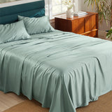 Lyocell Cotton Sheet Set - Cooling Bed Sheets Queen