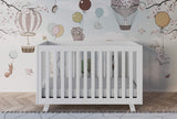 Beckett Convertible Crib (White) – Converts from Baby Crib to Toddler Bed and Daybed,