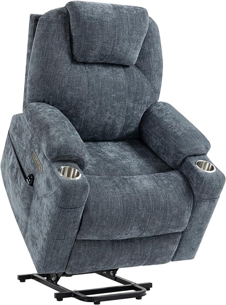 Upgraded Power Lift Recliner Chair with Massage & Heat, Premium Motor