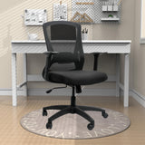 Ergonomic Swivel Computer Office Desk Chair with Adjustable Height Lumbar Support for Home Study