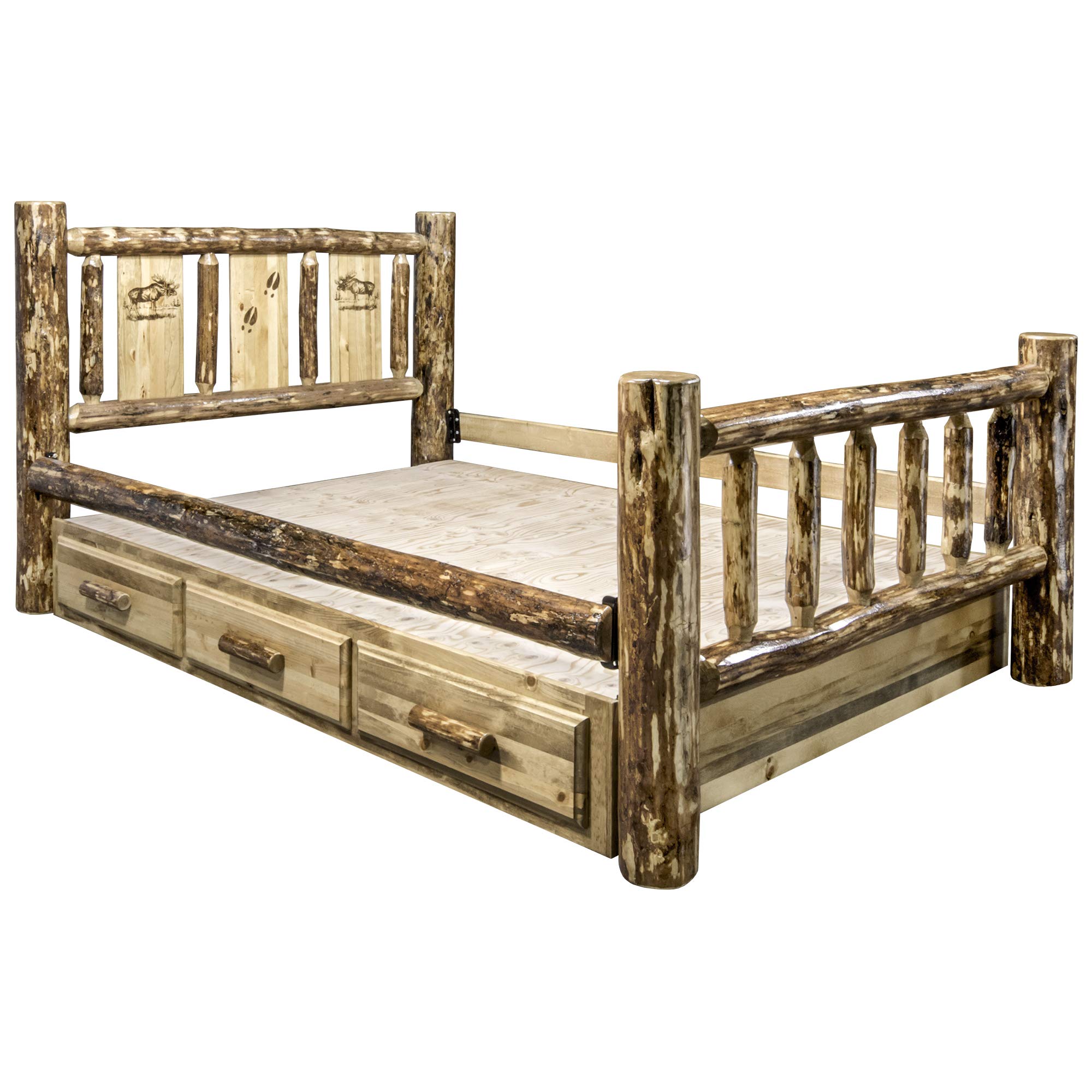 Glacier Country Collection Full Bed Daybed, Stain & Clear Lacquer Finish