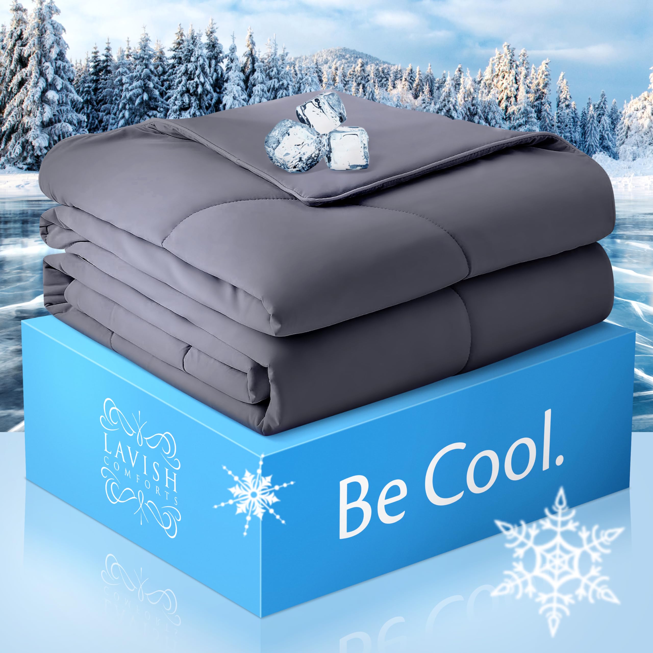 Cooling Comforter Queen Size Luxury Summer Cooling Duvet Perfect Cooling Comforter