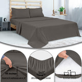 300 Thread Count 100% Long Staple Combed Cotton Sheet Set - 4 Piece Full
