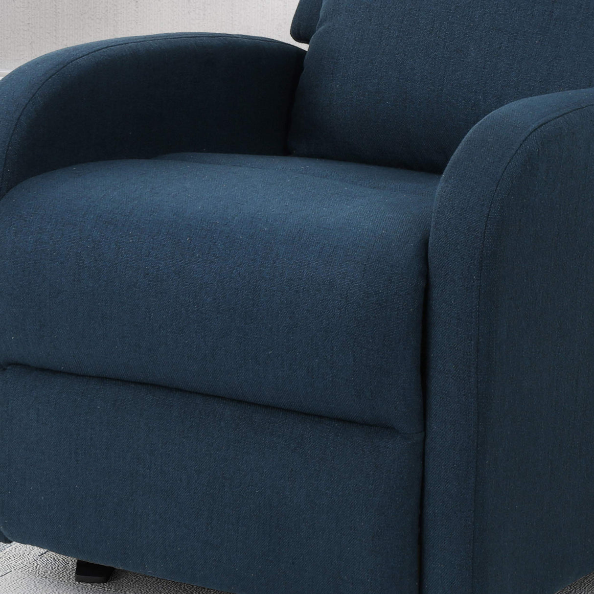 Avaa Recliner, Navy Blue + Black