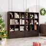 Bookshelf with Drawers, Modern Bookcase Storage Cabinet with 9 Cube