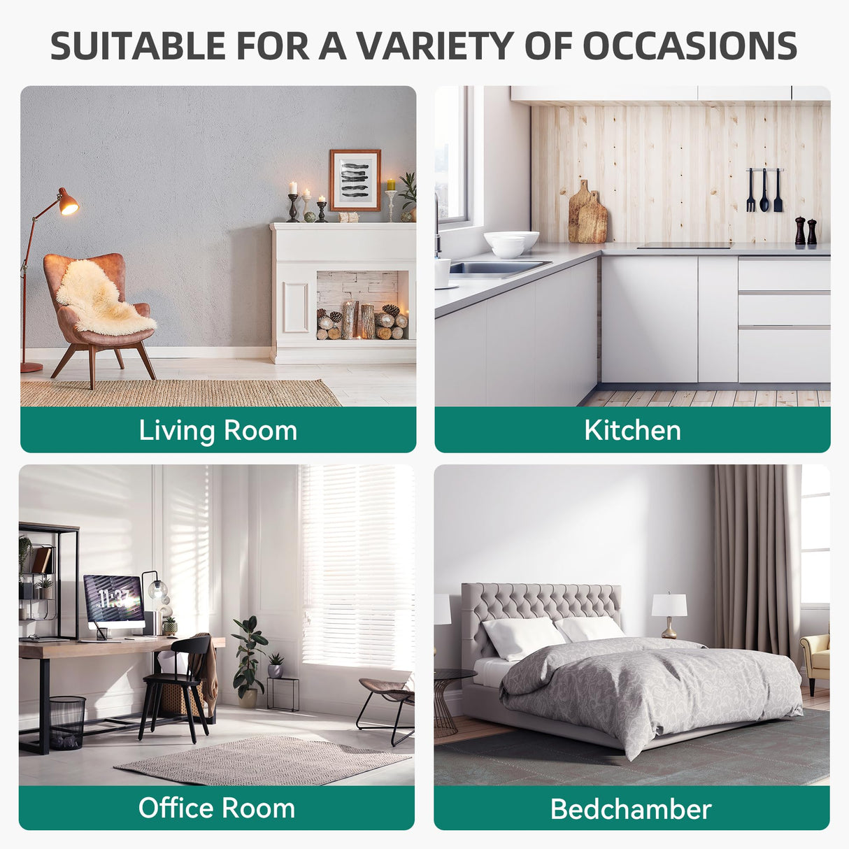 70" Farmhouse Dining Table for 6-10 People