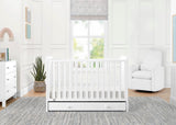 GAP babyGap Graham 4-in-1 Convertible Crib with Storage Drawer - Greenguard Gold Certified, Bianca White