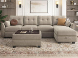 Reversible Sectional Sofa Couch Set L Shaped Couch Sofa Sets