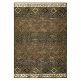 Alfombras Non-Skid (Non-Slip) 8x10 Rubber Back Bohemian Distressed