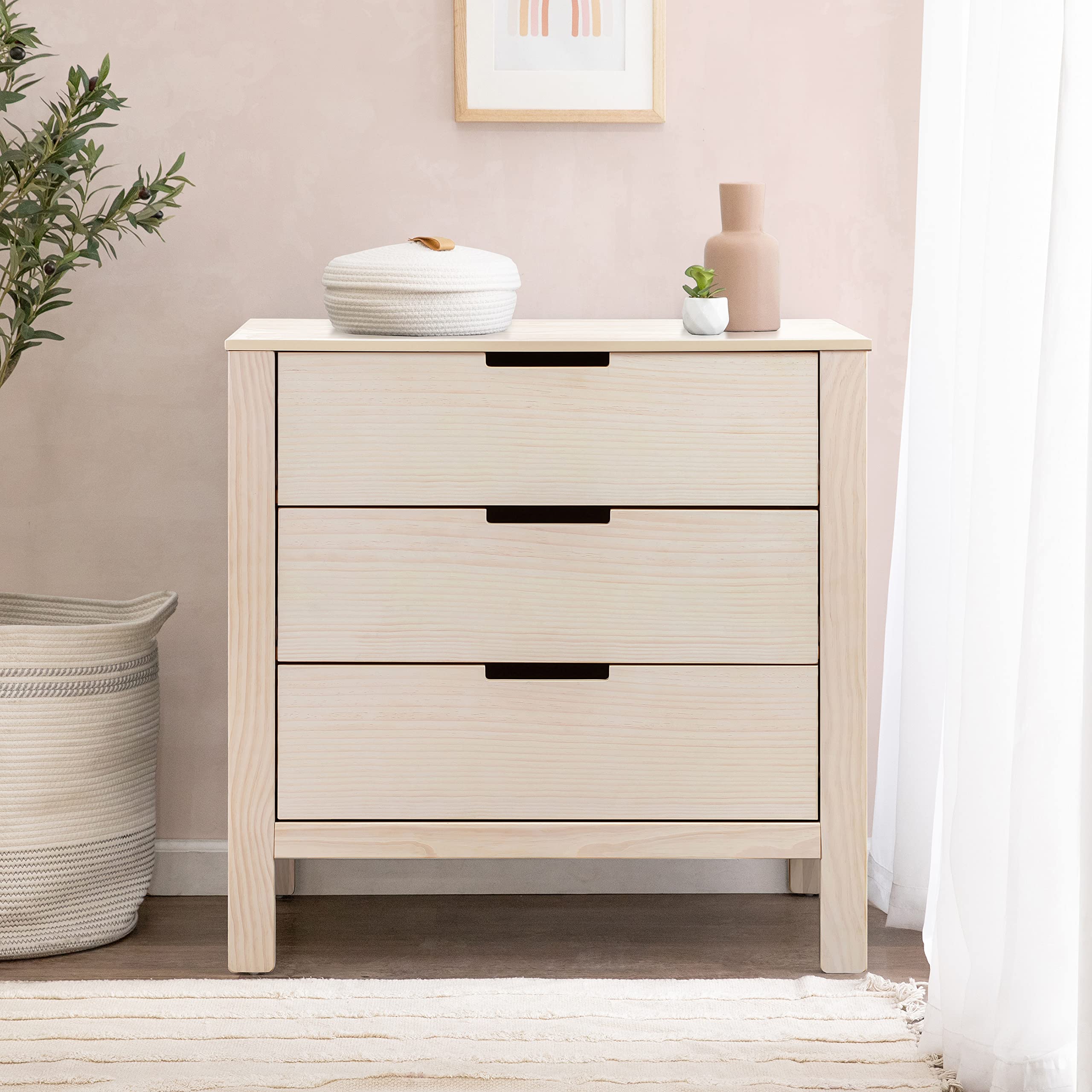 Colby 3-Drawer Dresser in Washed Natural,
