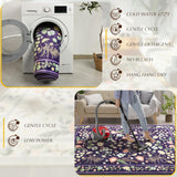 Rugs for Living Room 5x7 Non-Slip Carpet Washable Boho Rug Vintage Low Pile Carpet