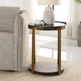 Palisade - Side Table-24 Inches Tall and 19 Inches Wide