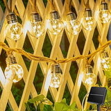 Solar String Lights Outdoor with Remote Cable Ties and Hooks, Commercial Grade