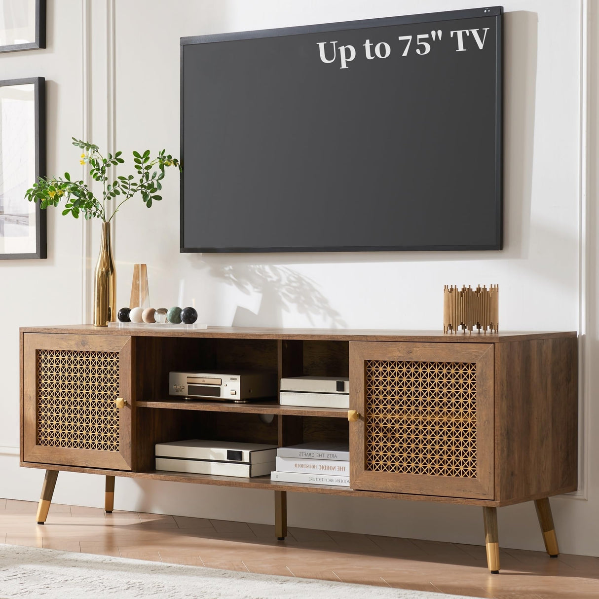Modern Entertainment Center for TVs up to 75 inches