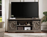 Farmhouse Sliding Barn Door TV Stand for TVs Up to 65 inch